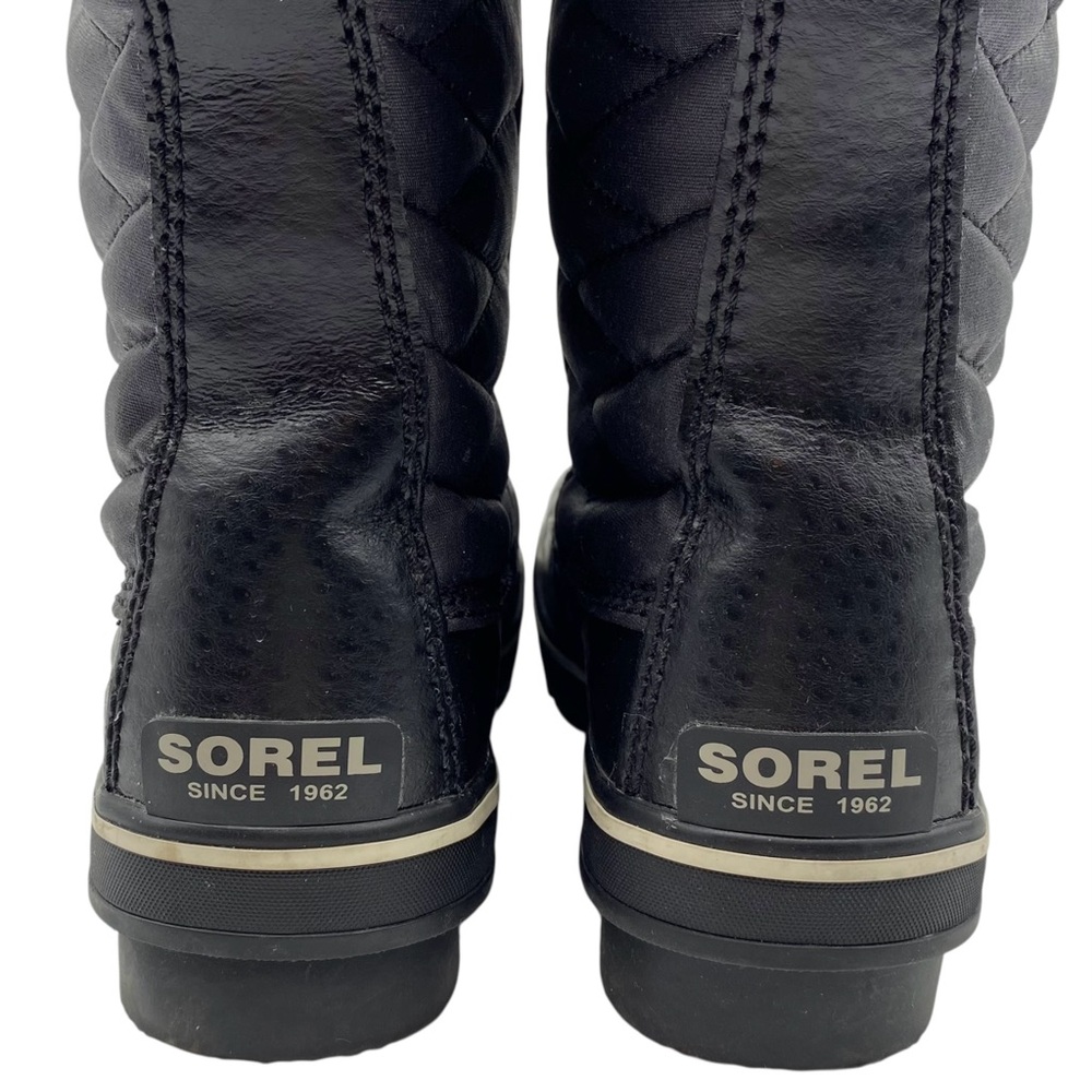Sorel Womens Shoes Tofino Winter Boots 6 Black Tall Leather Waterproof Insulated - Picture 8 of 12